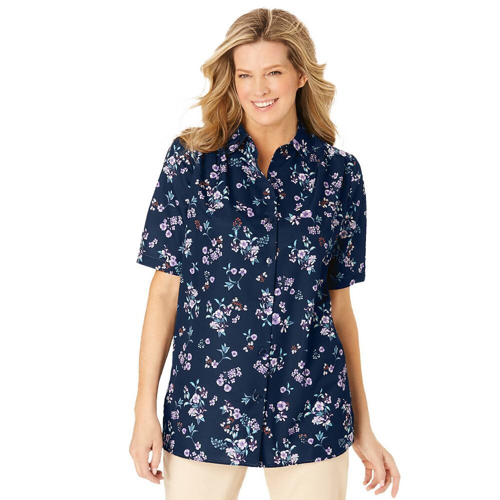 Женщина в женской рубашке больших размеров из персиковой кожи с короткими рукавами и пуговицами спереди Woman Within, цвет Navy Floral, Оранжевый, Женщина в женской рубашке больших размеров из персиковой кожи с короткими рукавами и пуговицами спереди Woma
Женщина в женской рубашке больших размеров из персиковой кожи с короткими рукавами и пуговицами спереди Woman Within, цвет Navy Floral, Оранжевый, Женщина в женской рубашке больших размеров из персиковой кожи с короткими рукавами и пуговицами спереди Woma