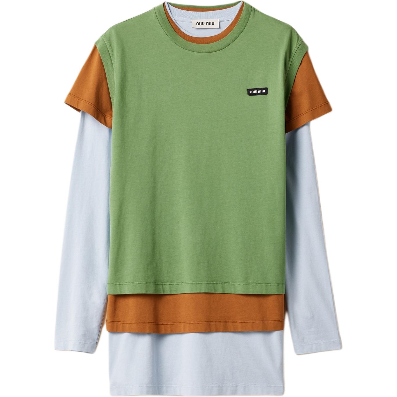 MIU MIU Футболка женская серо-зеленая, Зеленый, MIU MIU Футболка женская серо-зеленая
MIU MIU Футболка женская серо-зеленая, Зеленый, MIU MIU Футболка женская серо-зеленая