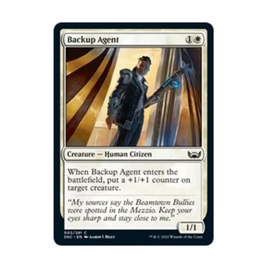 CCG Резервный агент (C), MTG - Streets of New Capenna
CCG Резервный агент (C), MTG - Streets of New Capenna