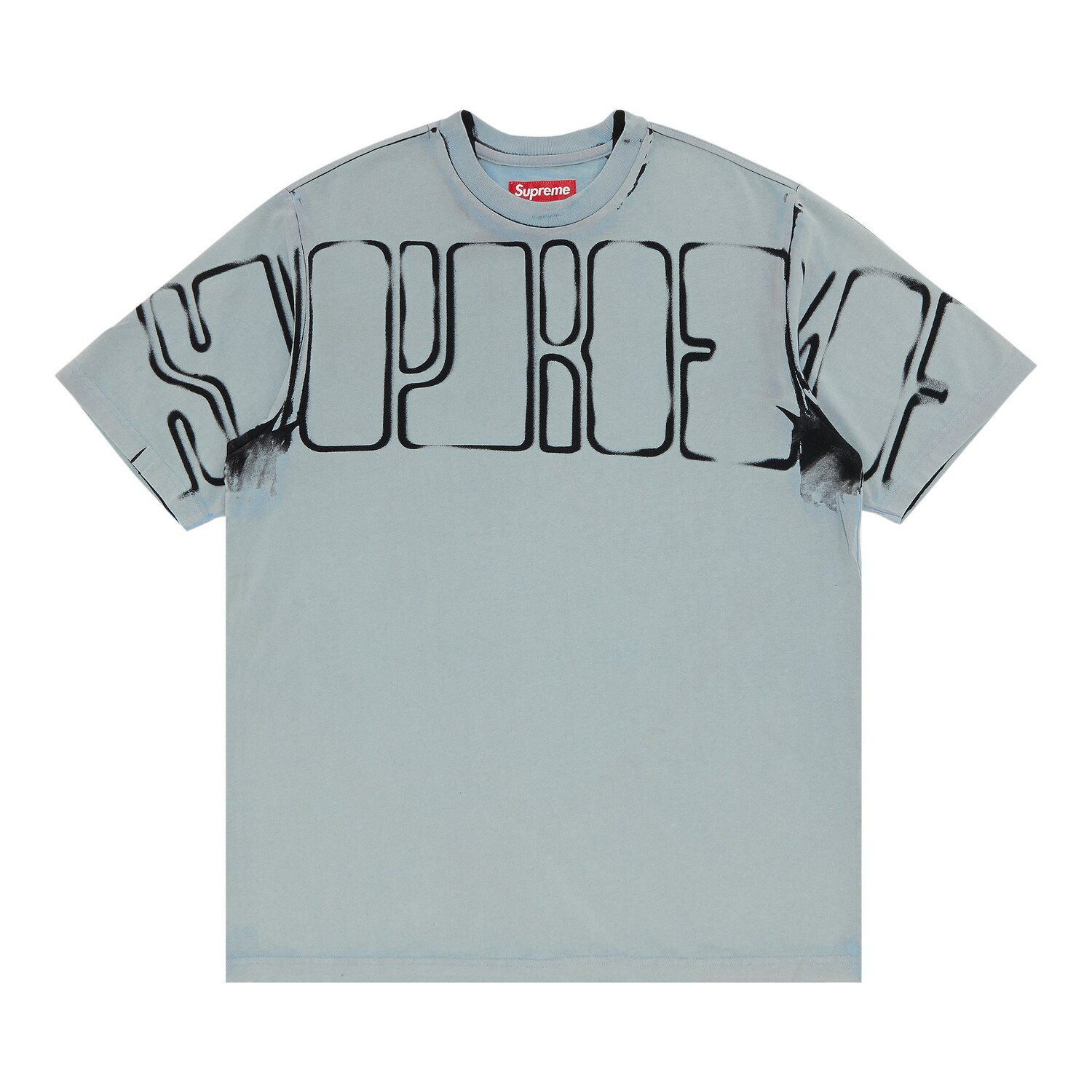 Топ с короткими рукавами Supreme Overprint Knockout, Slate 
Топ с короткими рукавами Supreme Overprint Knockout, Slate