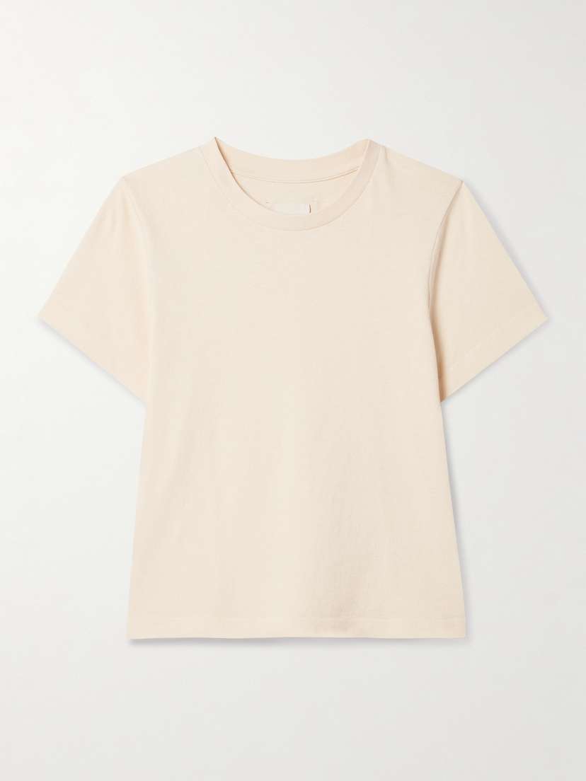 Футболка Emmylou из хлопкового джерси Khaite, бежевый
Футболка Emmylou из хлопкового джерси Khaite, бежевый