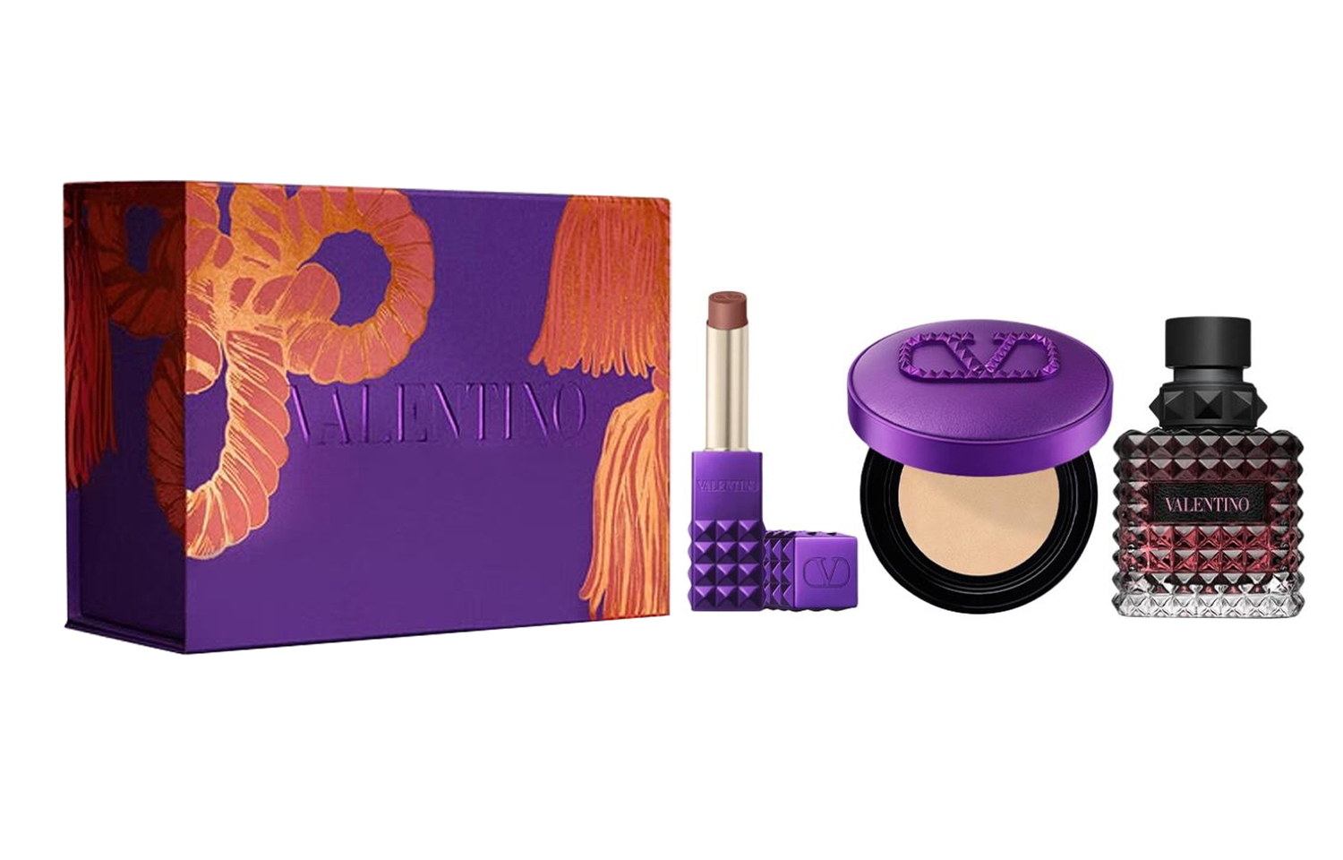 Valentino Помада-воздушная подушечка Wild Fuchsia, набор духов Adventure Miss Perfume Eau De Parfum EDP Jasmine 50 мл + 2,3 г + 12 г
Valentino Помада-воздушная подушечка Wild Fuchsia, набор духов Adventure Miss Perfume Eau De Parfum EDP Jasmine 50 мл + 2,3 г + 12 г