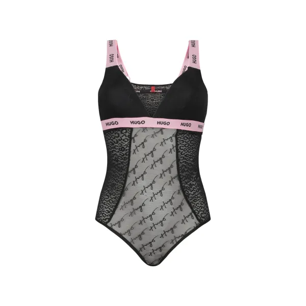 Облегающее кружевное боди Hugo, черный
Облегающее кружевное боди Hugo, черный