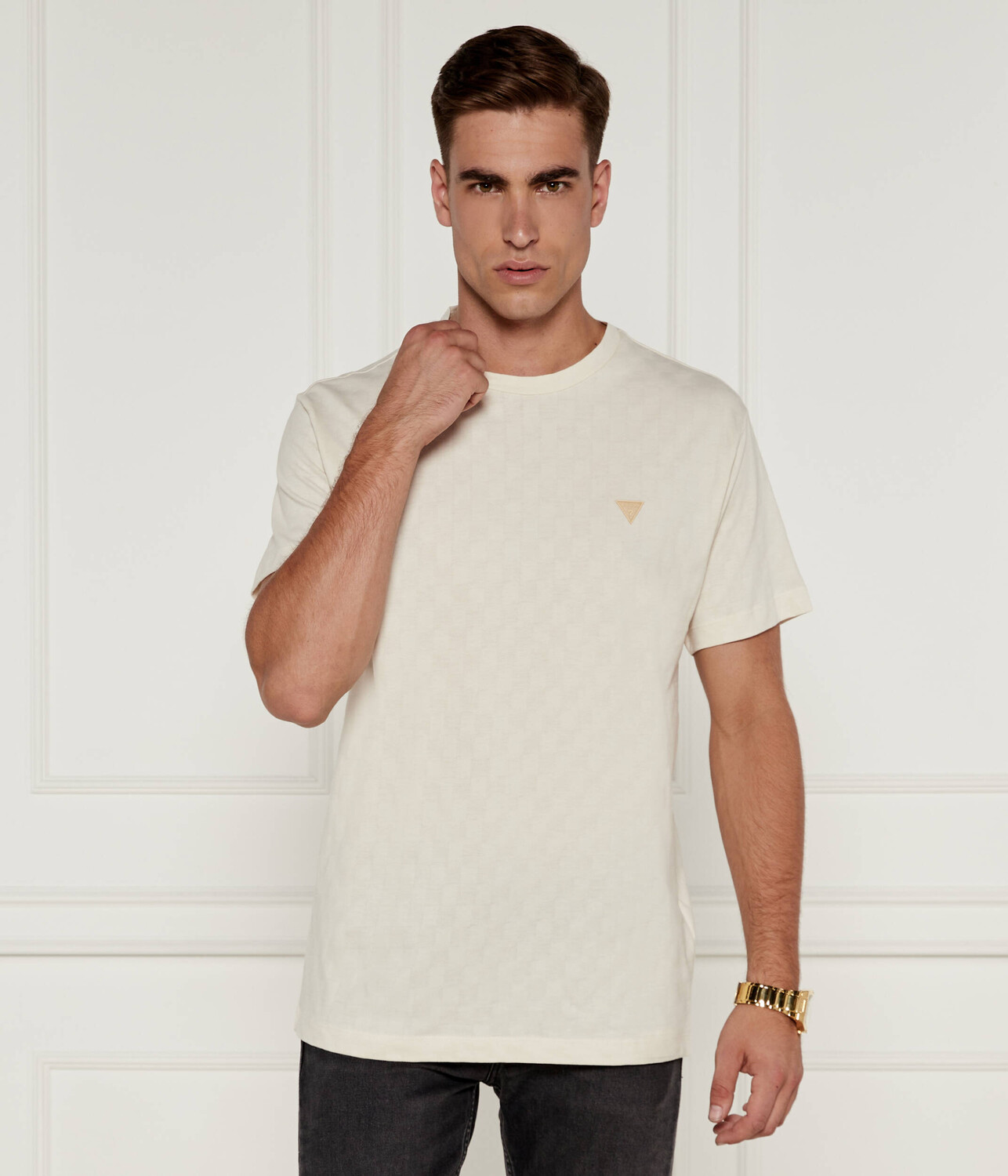 Футболка GUESS Regular Fit, бежевый
Футболка GUESS Regular Fit, бежевый