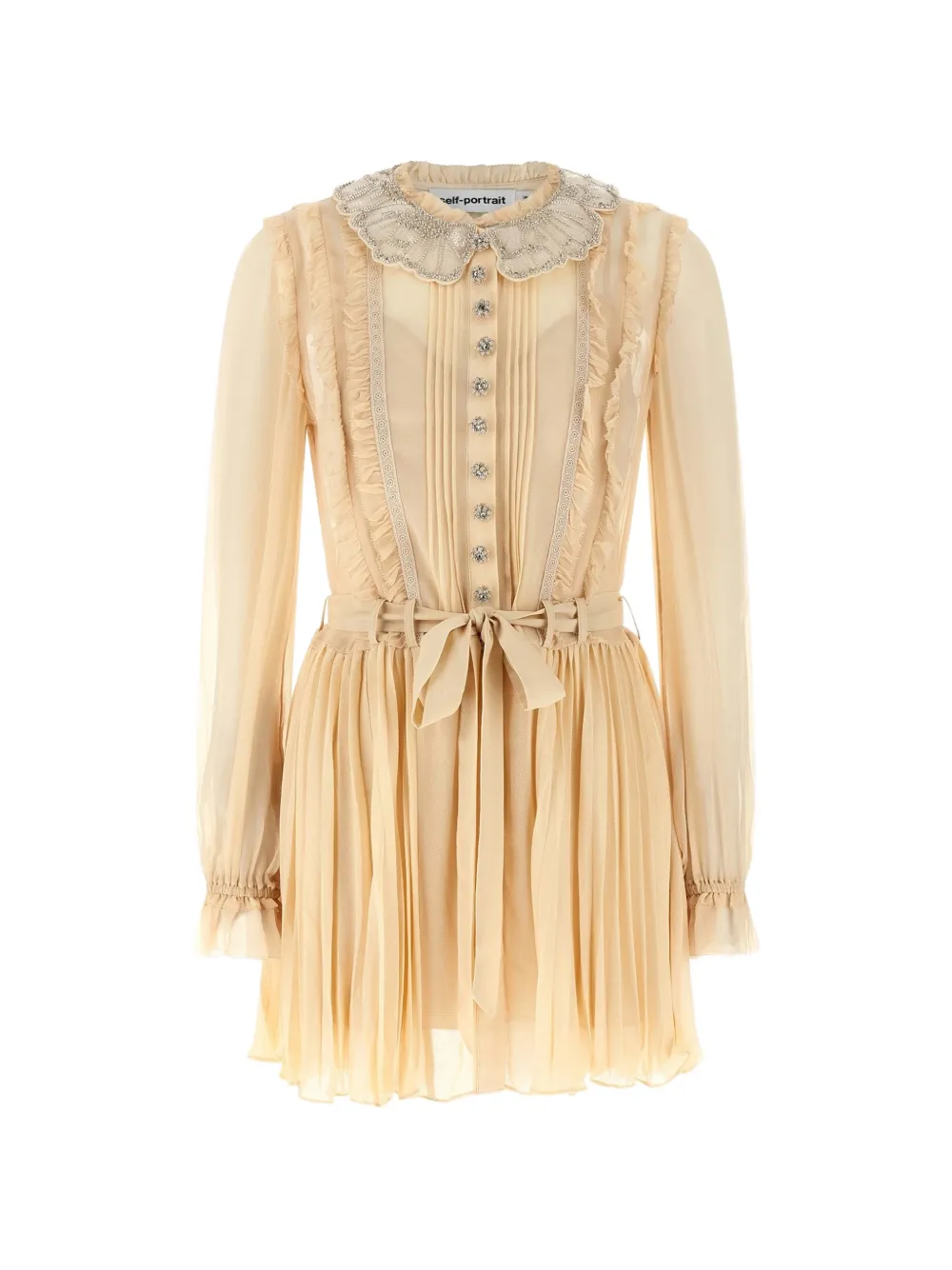 Платье с оборками Self-Portrait, бежевый
Платье с оборками Self-Portrait, бежевый