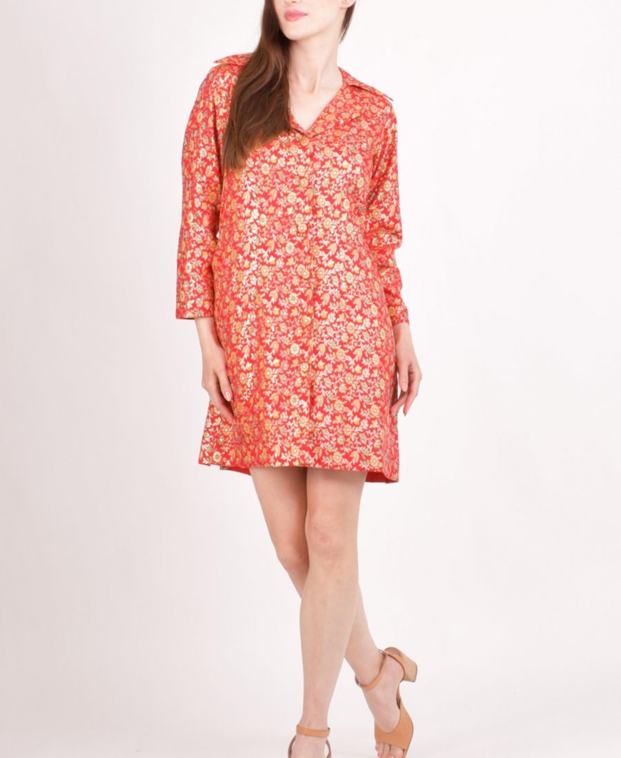 Женское шелковое жаккардовое платье-блейзер Clara RAAS, Red
Женское шелковое жаккардовое платье-блейзер Clara RAAS, Red