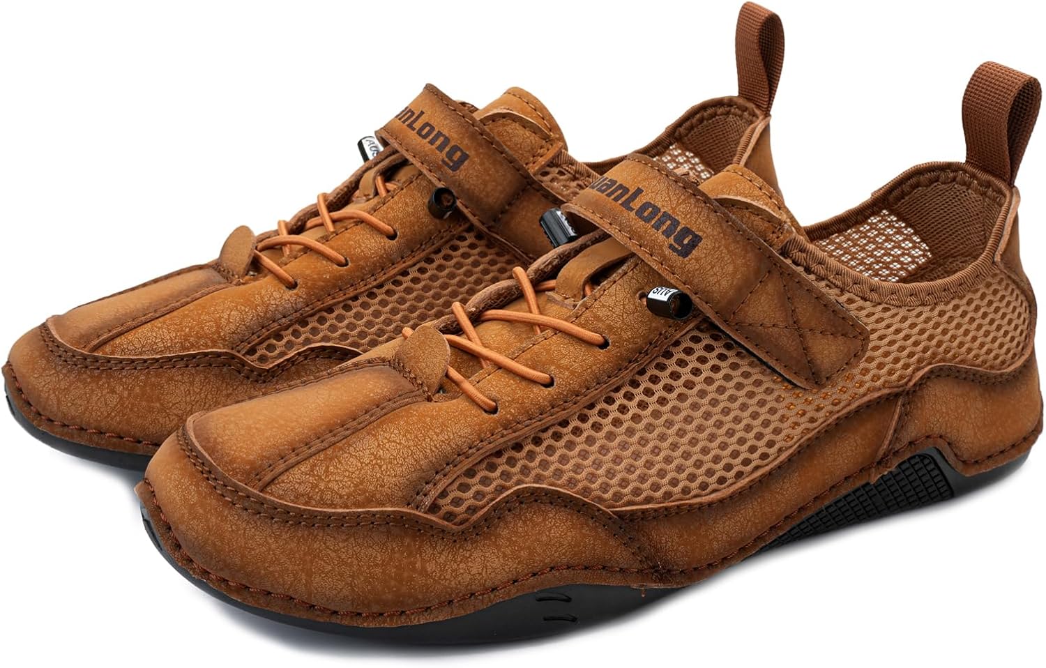 Мужские итальянские кроссовки aivyfaja с дышащей сеткой и кожаной застежкой-липучкой, коричневый
Мужские итальянские кроссовки aivyfaja с дышащей сеткой и кожаной застежкой-липучкой, коричневый