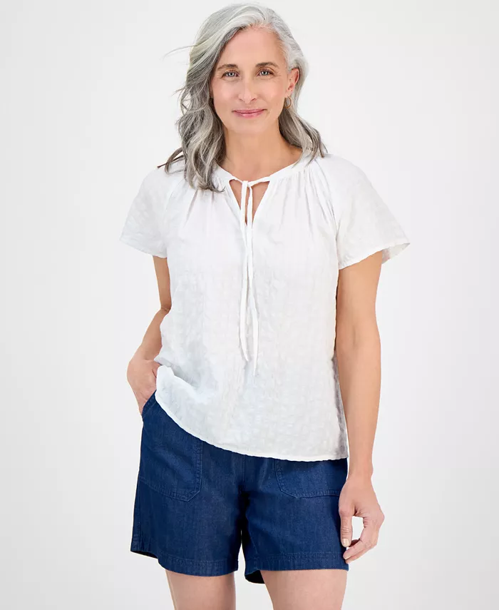 Миниатюрный топ с рукавами-крылышками и узором Paisley Bloom Style & Co, белый
Миниатюрный топ с рукавами-крылышками и узором Paisley Bloom Style & Co, белый