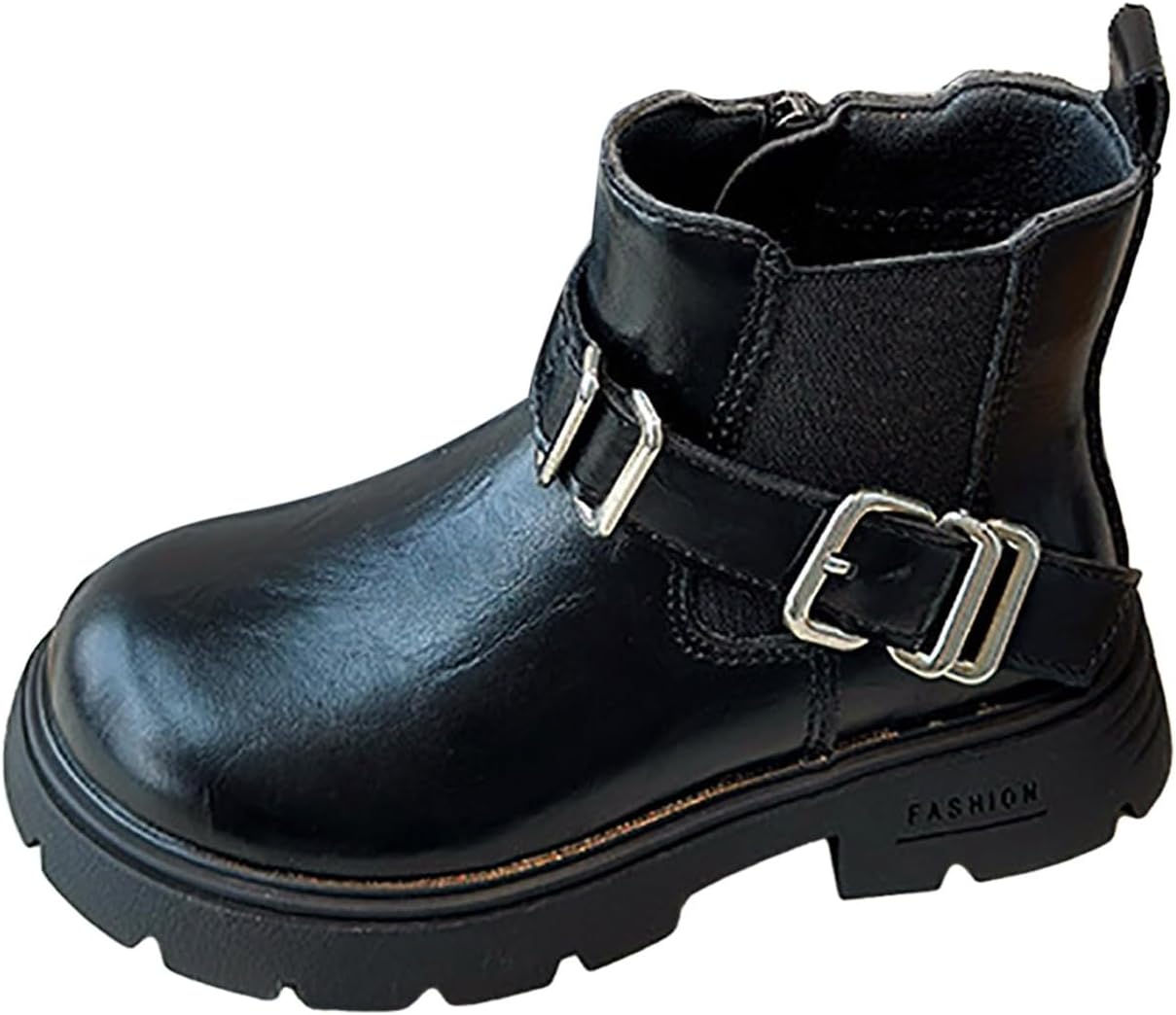 Ботинки IWIHMIV для девочек, детские сапожки для верховой езды, кожаные сапоги с боковой молнией, на низком массивном каблуке, слипоны, зимние повседневные ботильоны, Black-3
Ботинки IWIHMIV для девочек, детские сапожки для верховой езды, кожаные сапоги с боковой молнией, на низком массивном каблуке, слипоны, зимние повседневные ботильоны, Black-3