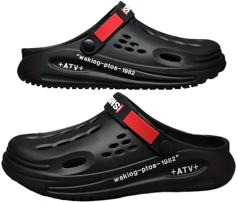 Мужские модные сабо на платформе, дышащие садовые туфли, удобная обувь для улицы, массивная обувь, повседневная мода Hoalox, черный
Мужские модные сабо на платформе, дышащие садовые туфли, удобная обувь для улицы, массивная обувь, повседневная мода Hoalox, черный