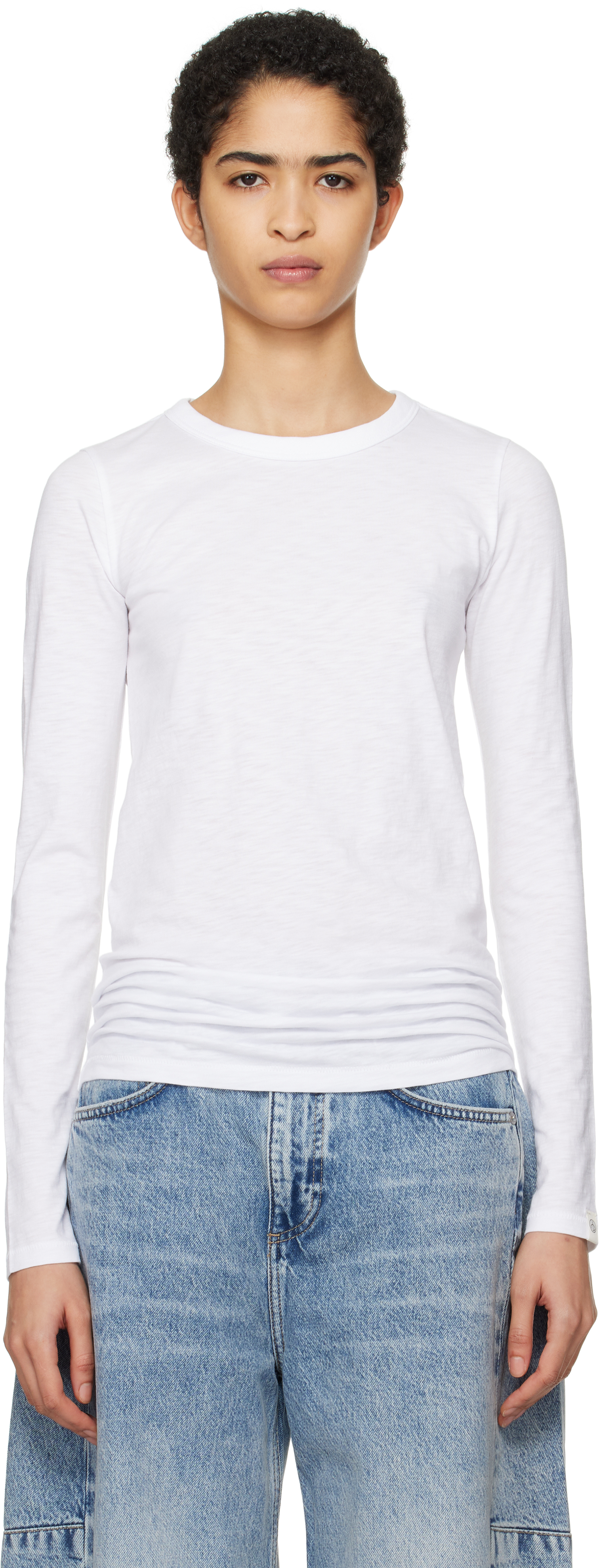 Белая футболка с длинным рукавом «The Slub» rag & bone, Bright white
Белая футболка с длинным рукавом «The Slub» rag & bone, Bright white