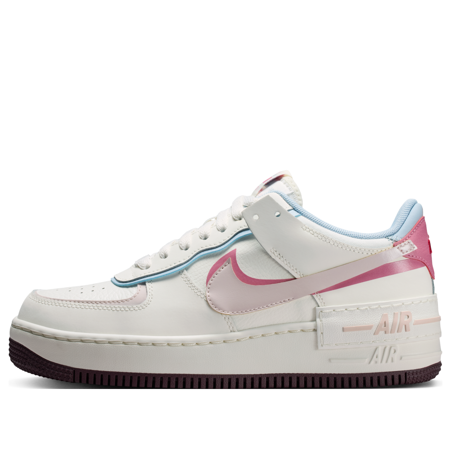 (WMNS) Nike Air Force 1 Shadow 'White Pink Blue'
(WMNS) Nike Air Force 1 Shadow 'White Pink Blue'