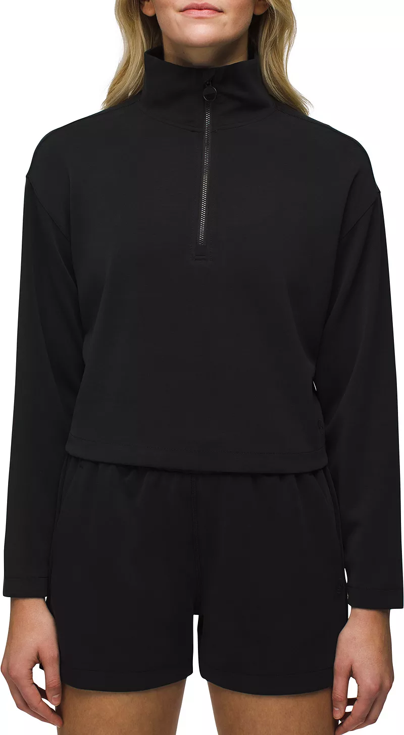 Женская рубашка prAna с молнией до половины длины, черный
Женская рубашка prAna с молнией до половины длины, черный