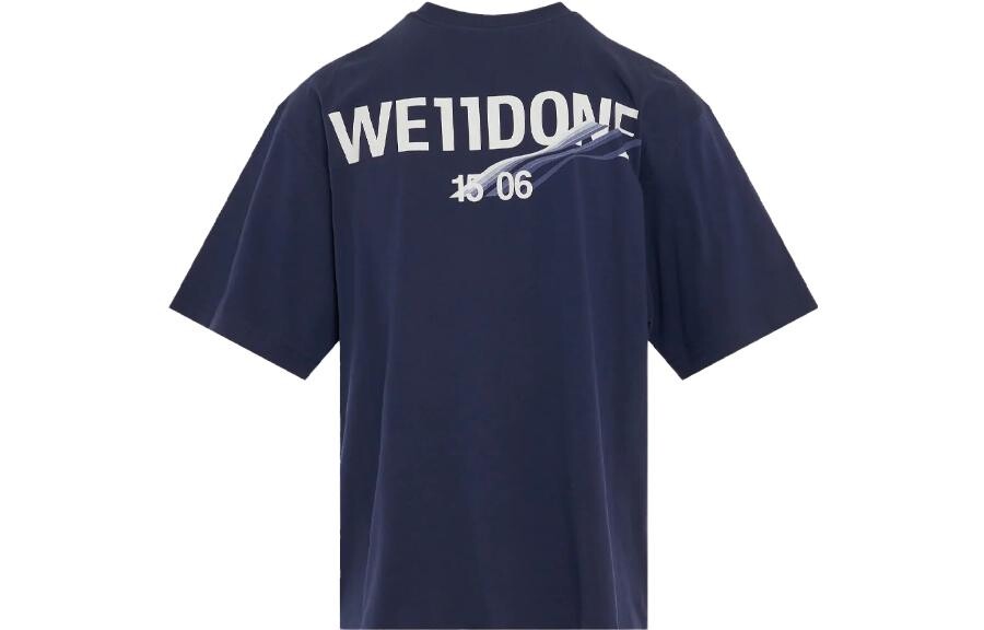 SS23 Футболка унисекс синяя We11Done, синий
SS23 Футболка унисекс синяя We11Done, синий