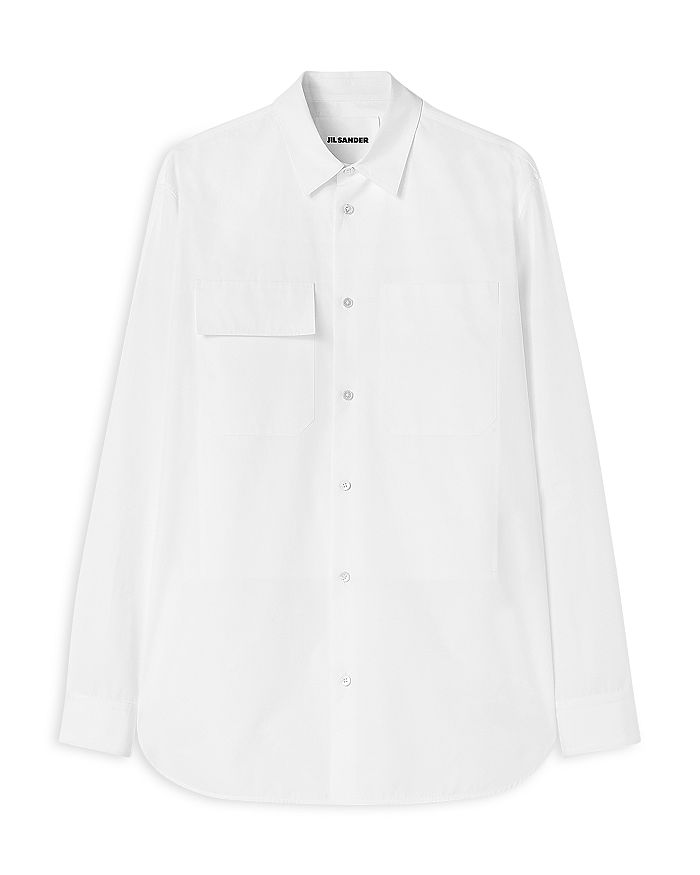 Рубашка с длинным рукавом и пуговицами спереди Jil Sander, белый
Рубашка с длинным рукавом и пуговицами спереди Jil Sander, белый