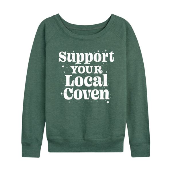 Женская футболка с длинным рукавом "Поддержи свою ведьмовскую общину" из французского терри Licensed Character, зеленый
Женская футболка с длинным рукавом "Поддержи свою ведьмовскую общину" из французского терри Licensed Character, зеленый