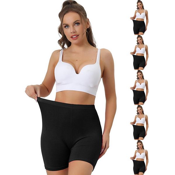 6 пар женских трусов-шорт с полным покрытием и мягкой эластичной тканью Inspire Chic, Black
6 пар женских трусов-шорт с полным покрытием и мягкой эластичной тканью Inspire Chic, Black