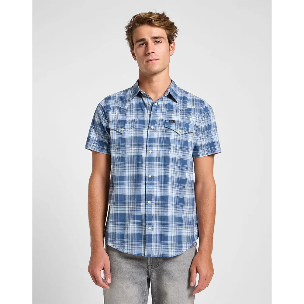 Рубашка с коротким рукавом Lee Western, синий
Рубашка с коротким рукавом Lee Western, синий