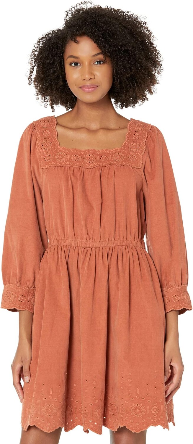 Вельветовое мини-платье с вышивкой и квадратным вырезом Madewell, цвет Warm Umber
Вельветовое мини-платье с вышивкой и квадратным вырезом Madewell, цвет Warm Umber
