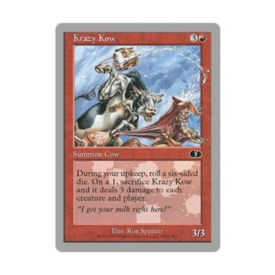 CCG Крейзи Коу (К), MTG - Unglued
CCG Крейзи Коу (К), MTG - Unglued