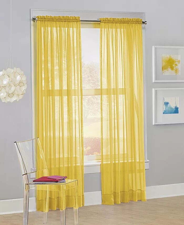 Штора Calypso Voile с прозрачным карнизом и карманом, 84 дюйма Д x 59 дюймов Ш No. 918, желтый
Штора Calypso Voile с прозрачным карнизом и карманом, 84 дюйма Д x 59 дюймов Ш No. 918, желтый