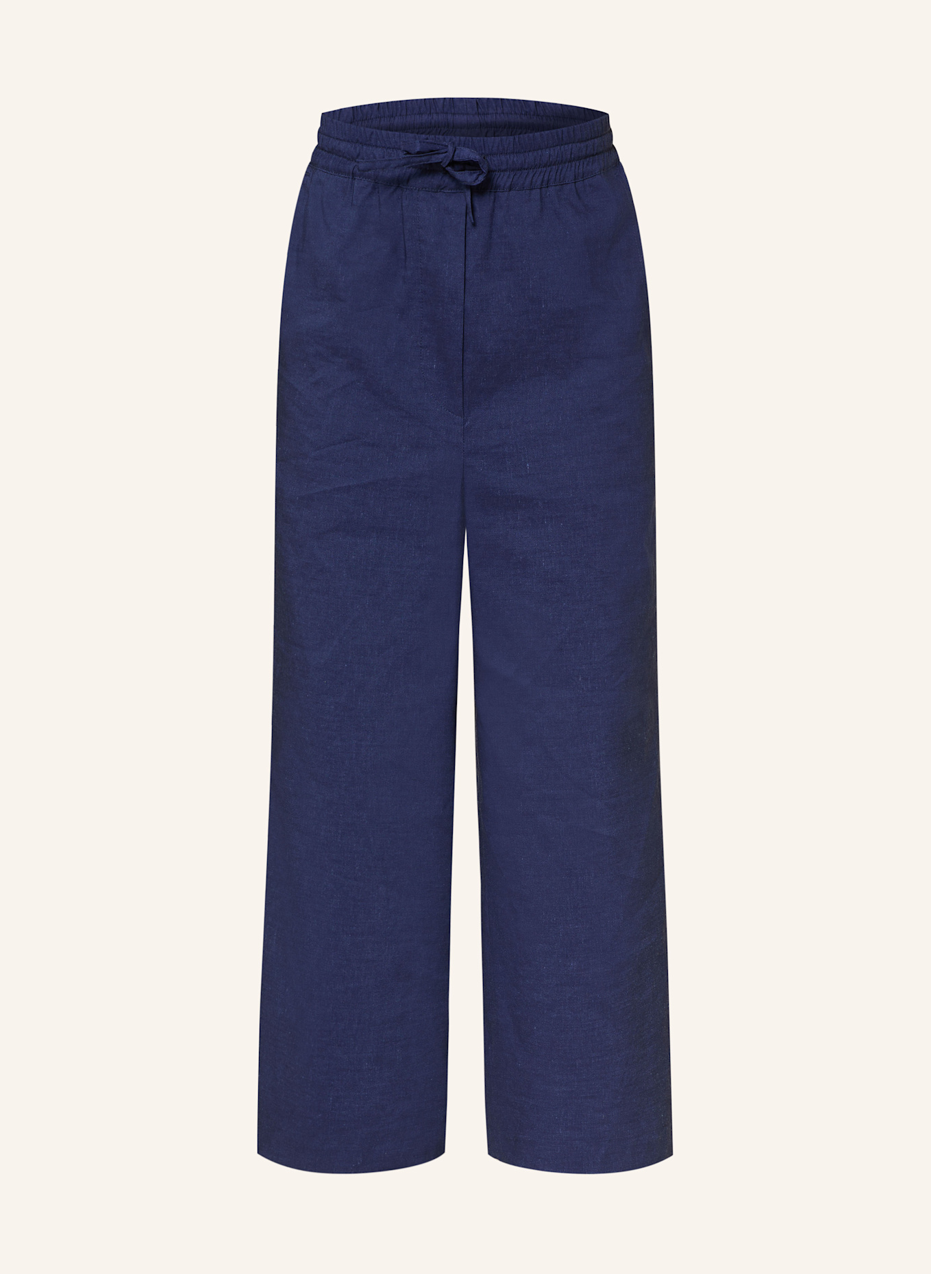 Брюки с льном Claudie Pierlot, синий 
Брюки с льном Claudie Pierlot, синий