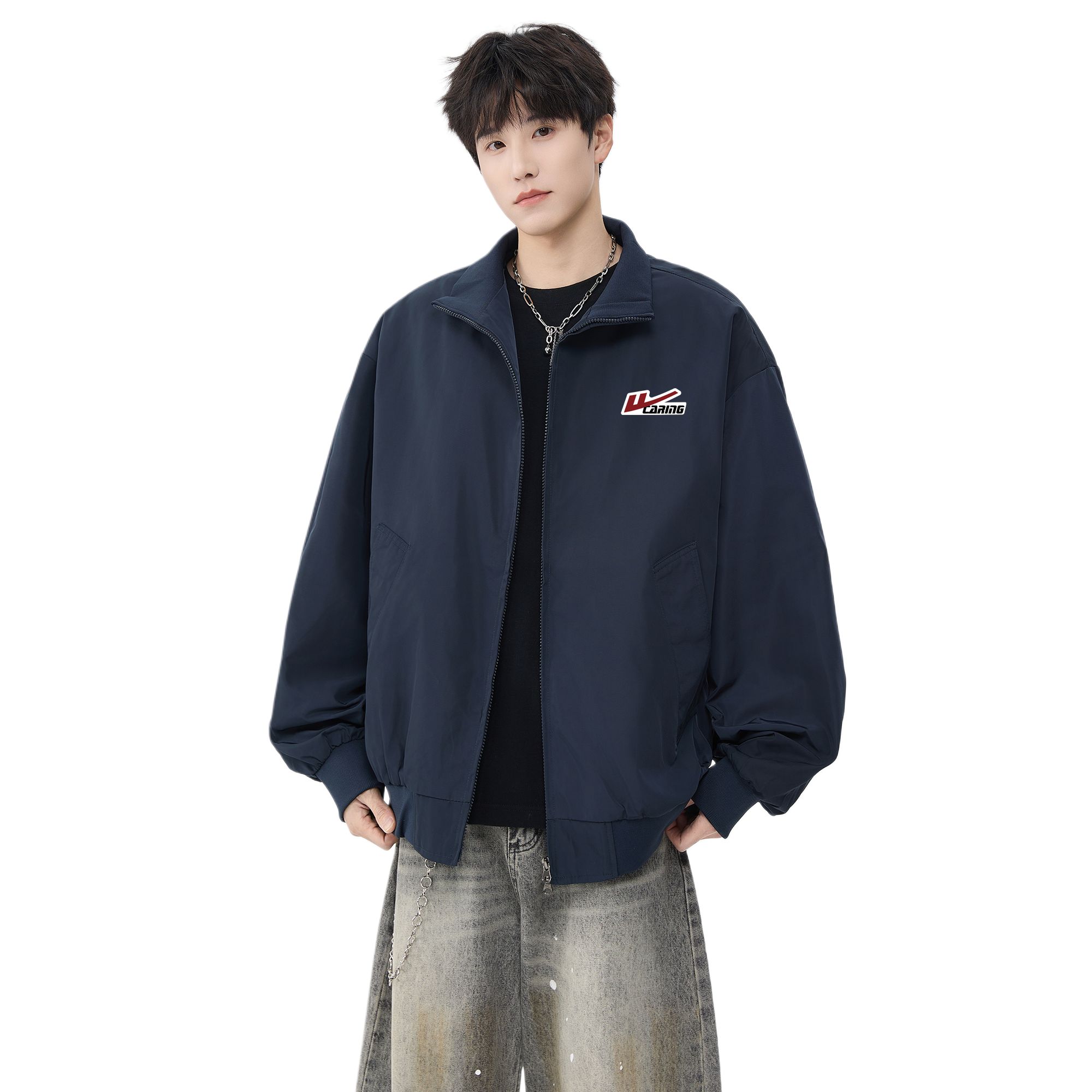 Куртка Unisex Stand Collar Moderate WARRIOR, темно-синий (diy badge)
Куртка Unisex Stand Collar Moderate WARRIOR, темно-синий (diy badge)