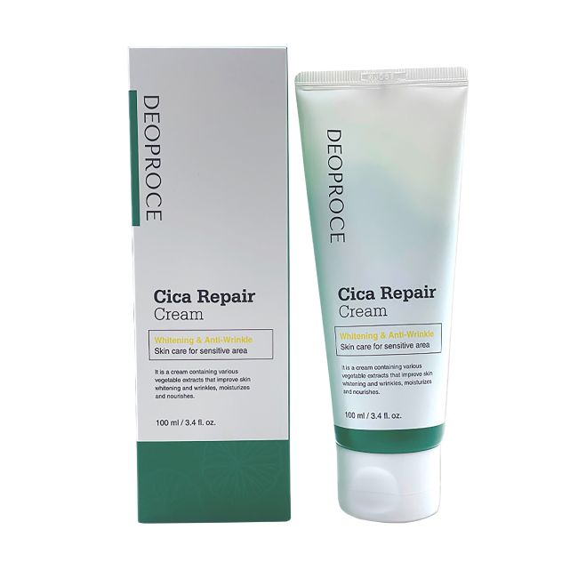 Cica восстанавливающий крем для лица Deoproce, 100 мл
Cica восстанавливающий крем для лица Deoproce, 100 мл