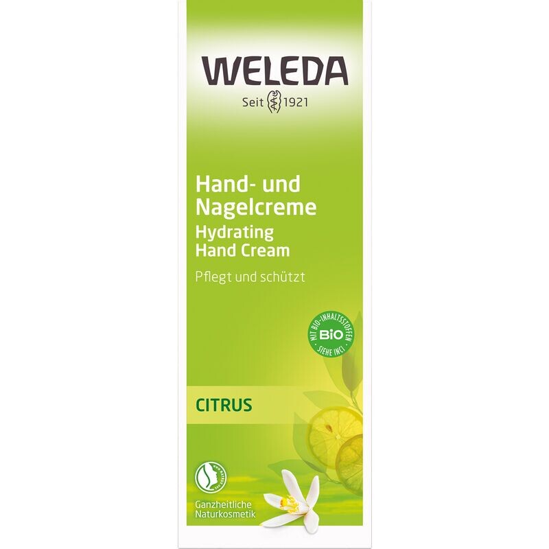 Цитрусовый крем для рук и ногтей Weleda, 50 ml
Цитрусовый крем для рук и ногтей Weleda, 50 ml