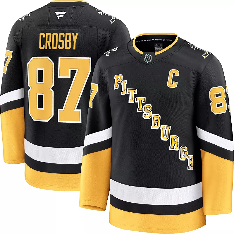 Мужская футболка НХЛ «Питтсбург Пингвинз» Сидни Кросби № 87 2024-2025 гг., альтернативная аутентичная футболка премиум-класса Fanatics
Мужская футболка НХЛ «Питтсбург Пингвинз» Сидни Кросби № 87 2024-2025 гг., альтернативная аутентичная футболка премиум-класса Fanatics