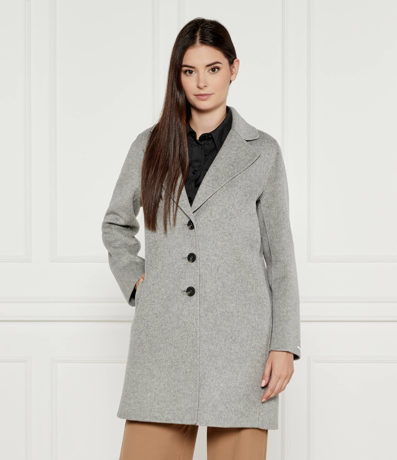 Шерстяное пальто Marella WON, серый
Шерстяное пальто Marella WON, серый