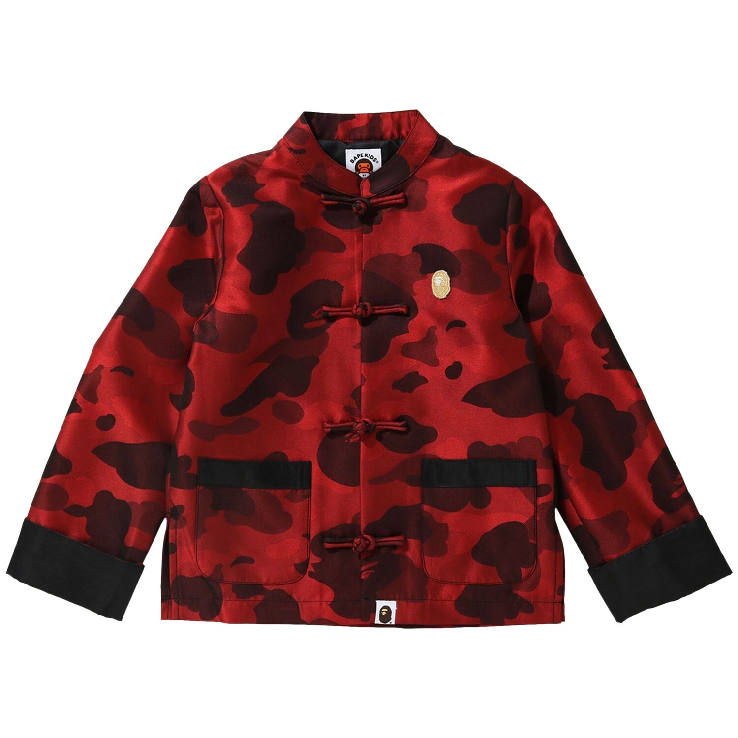 BAPE Kids Цветная камуфляжная китайская куртка Красный
BAPE Kids Цветная камуфляжная китайская куртка Красный