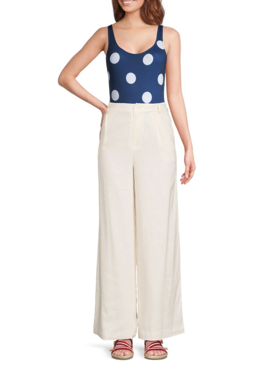 Широкие брюки из льняной смеси Solid & Striped, цвет Brule
Широкие брюки из льняной смеси Solid & Striped, цвет Brule