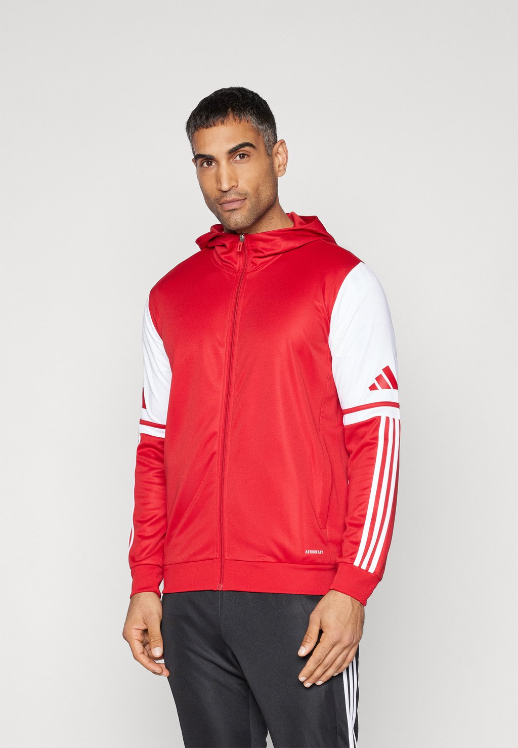 Тренировочная куртка SQUADRA25 HOODIE adidas Performance, красный 
Тренировочная куртка SQUADRA25 HOODIE adidas Performance, красный