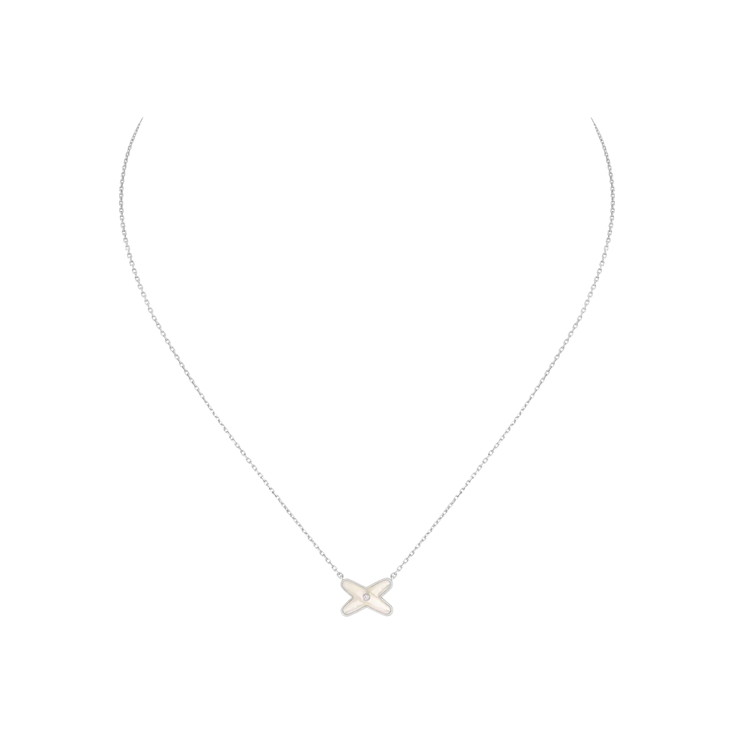 Chaumet - колье jeux de liens из белого золота с бриллиантом и перламутром - 083161 CHAUMET
Chaumet - колье jeux de liens из белого золота с бриллиантом и перламутром - 083161 CHAUMET