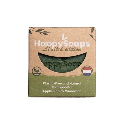 Шампунь-мыло «Яблоко и корица» Happysoaps
Шампунь-мыло «Яблоко и корица» Happysoaps