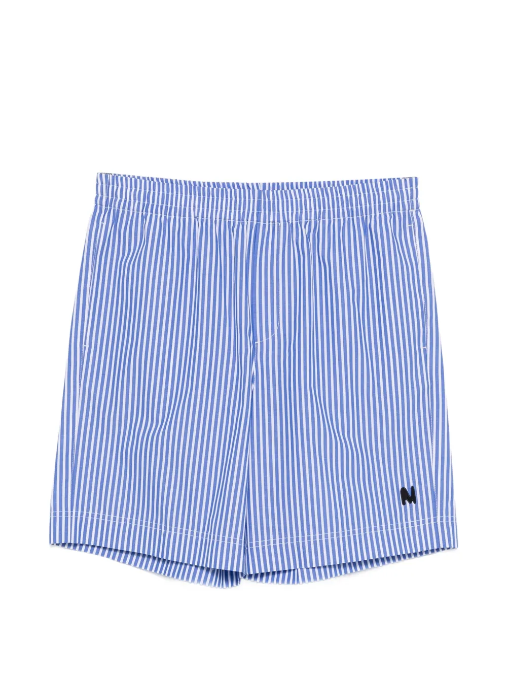 Шорты в полоску с нашивкой-логотипом Msgm, синий
Шорты в полоску с нашивкой-логотипом Msgm, синий