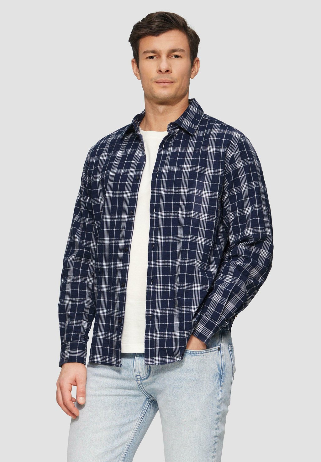 Рубашка REGULAR FIT KARIERTES MIT KENTKRAGEN s.Oliver, темно-серый
Рубашка REGULAR FIT KARIERTES MIT KENTKRAGEN s.Oliver, темно-серый