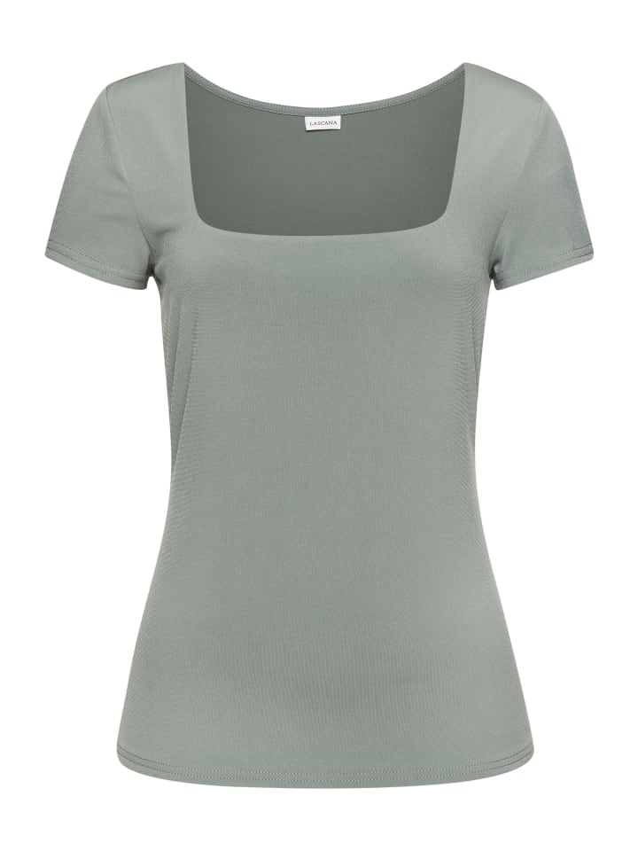 Футболка LASCANA, цвет sage green
Футболка LASCANA, цвет sage green