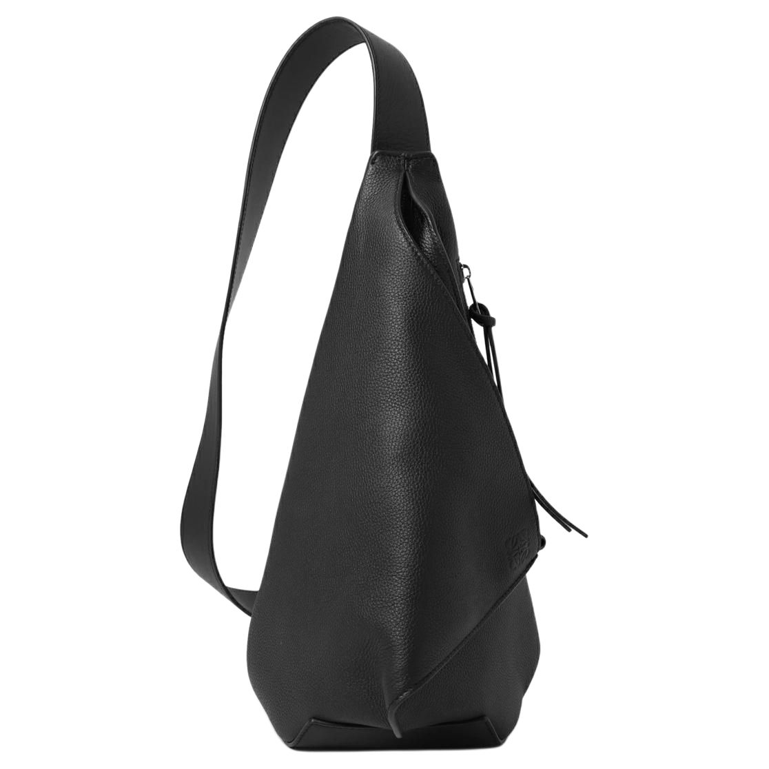 LOEWE Кожаная сумка-кошелек Anton Sling из коровьей кожи мужская черная 
LOEWE Кожаная сумка-кошелек Anton Sling из коровьей кожи мужская черная