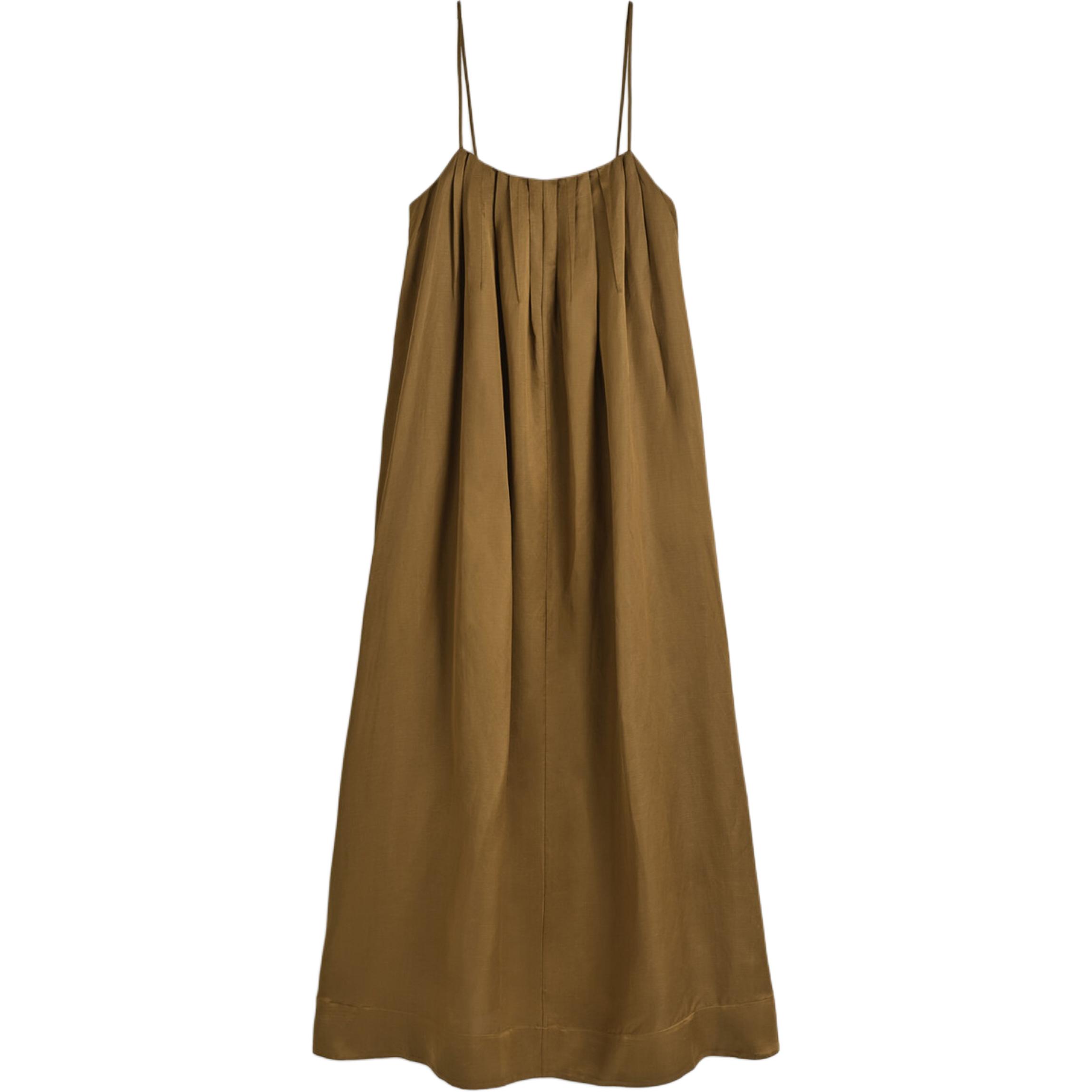 COS Коричневое платье-комбинация для женщин
COS Коричневое платье-комбинация для женщин