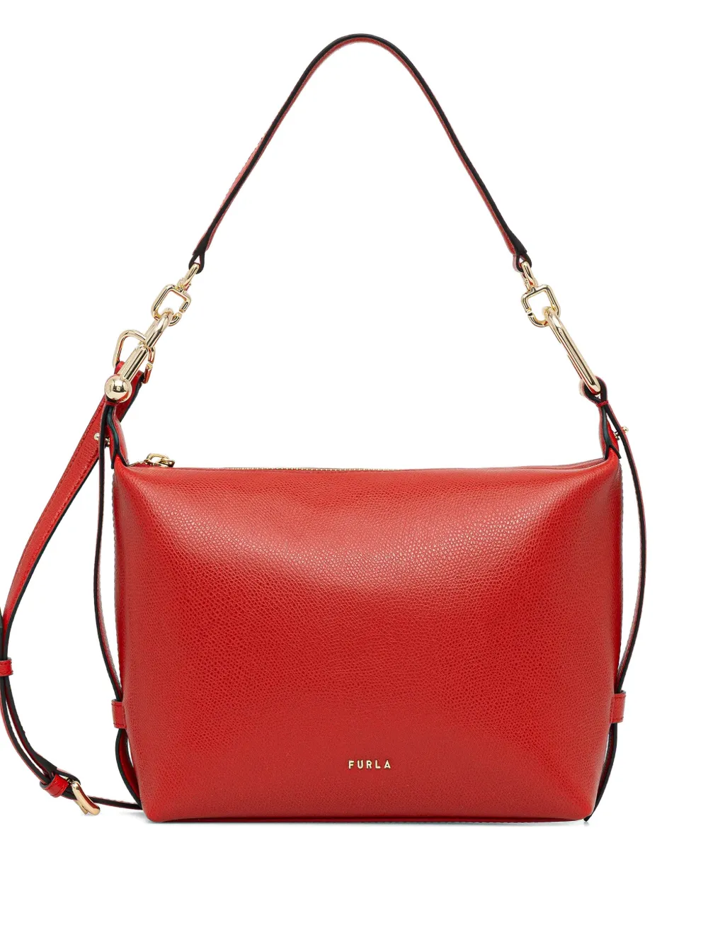 Мини-сумка Tonie из кожи под хобо, через плечо Furla, красный
Мини-сумка Tonie из кожи под хобо, через плечо Furla, красный
