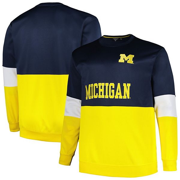 Мужской свитшот Michigan Wolverines Big & Tall из флиса Profile
Мужской свитшот Michigan Wolverines Big & Tall из флиса Profile