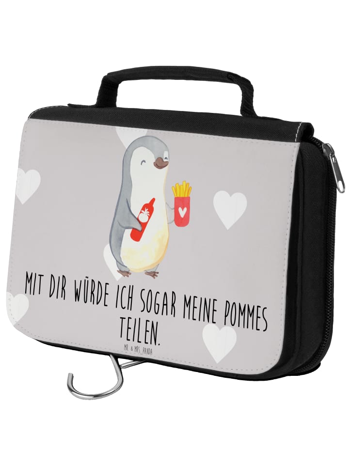 Mr. & Mrs. Panda Косметичка с изображением пингвинов и надписью, выполненная в пастельно-сером цвете
Mr. & Mrs. Panda Косметичка с изображением пингвинов и надписью, выполненная в пастельно-сером цвете