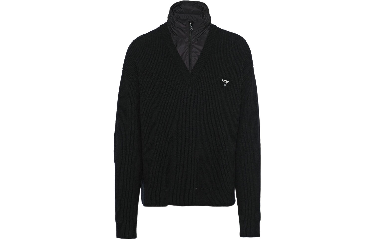 Свитер мужской Prada с логотипом, черный
Свитер мужской Prada с логотипом, черный