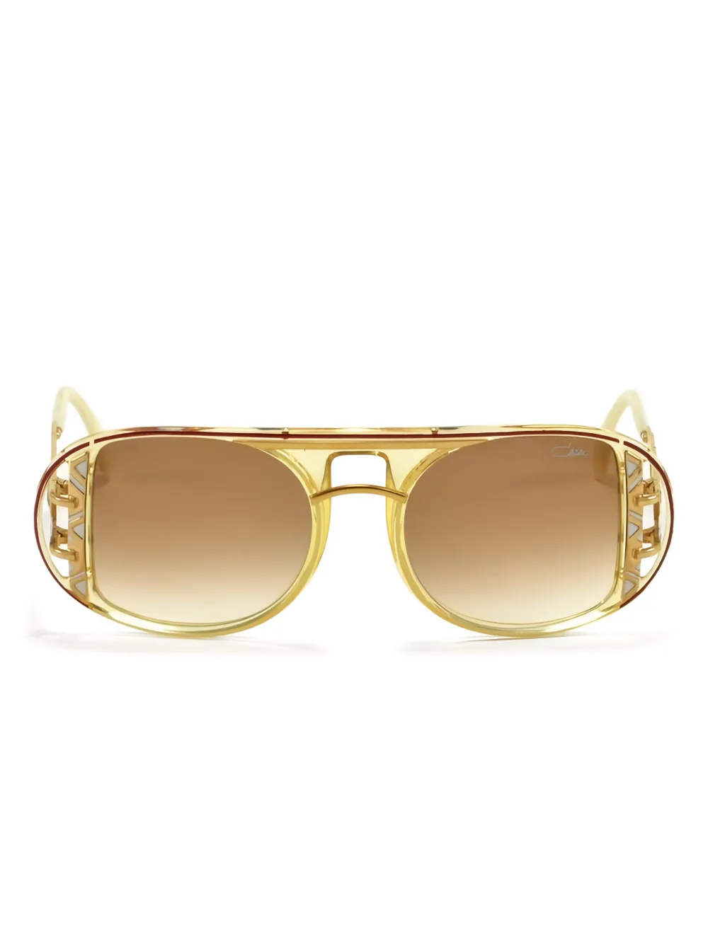 Необычные солнцезащитные очки в стиле 90-х Cazal, золотой
Необычные солнцезащитные очки в стиле 90-х Cazal, золотой
