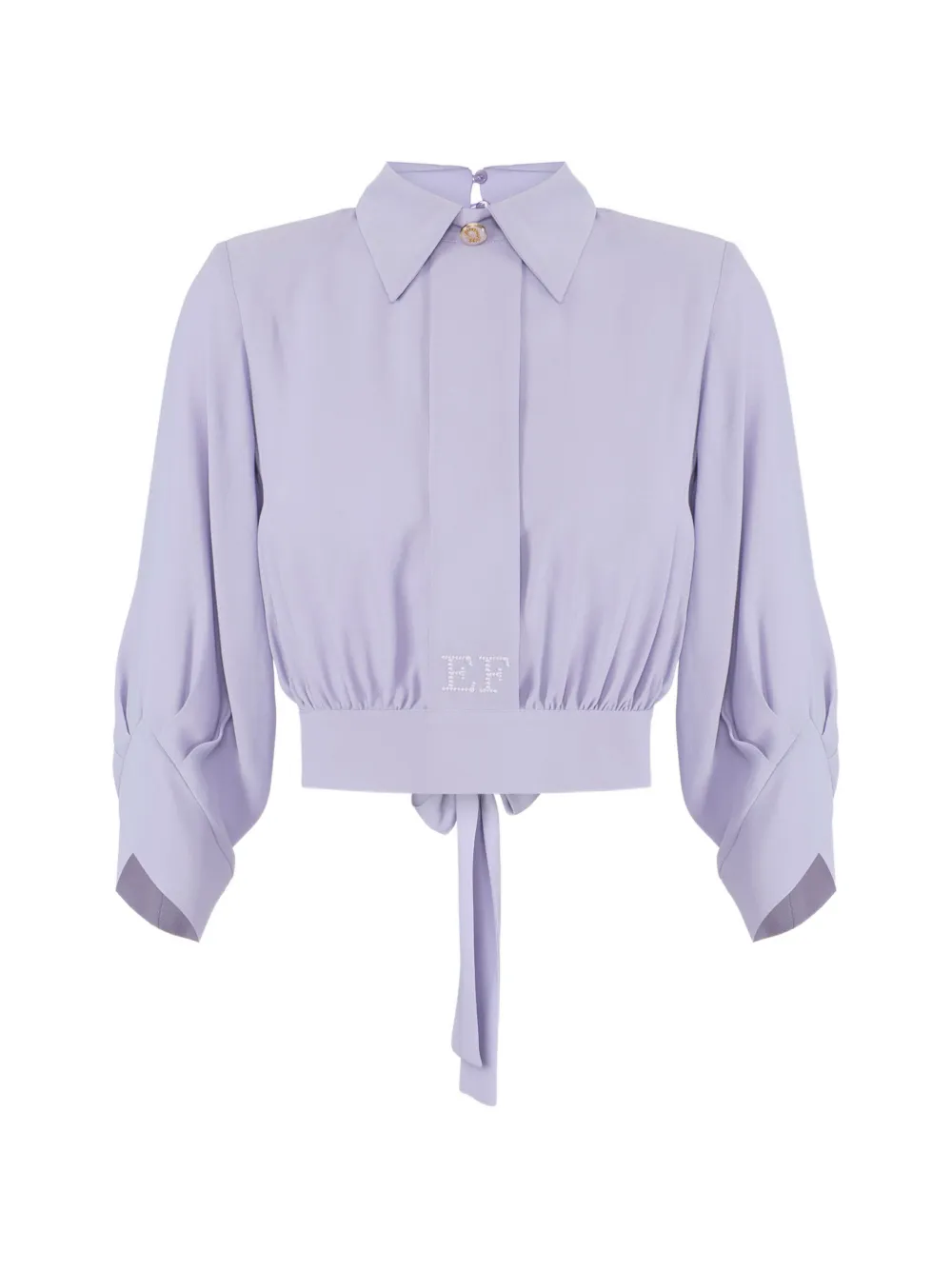 Рубашка на пуговицах Elisabetta Franchi, фиолетовый
Рубашка на пуговицах Elisabetta Franchi, фиолетовый