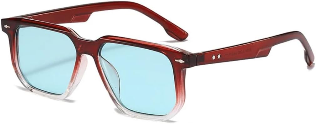 Солнцезащитные очки с защитой от УФ-излучения UV400 | Яркие заклепки в стиле панк | Для женщин и мужчин | Для занятий спортом на открытом воздухе и вождения DSVIGF, Clearred-blue
Солнцезащитные очки с защитой от УФ-излучения UV400 | Яркие заклепки в стиле панк | Для женщин и мужчин | Для занятий спортом на открытом воздухе и вождения DSVIGF, Clearred-blue