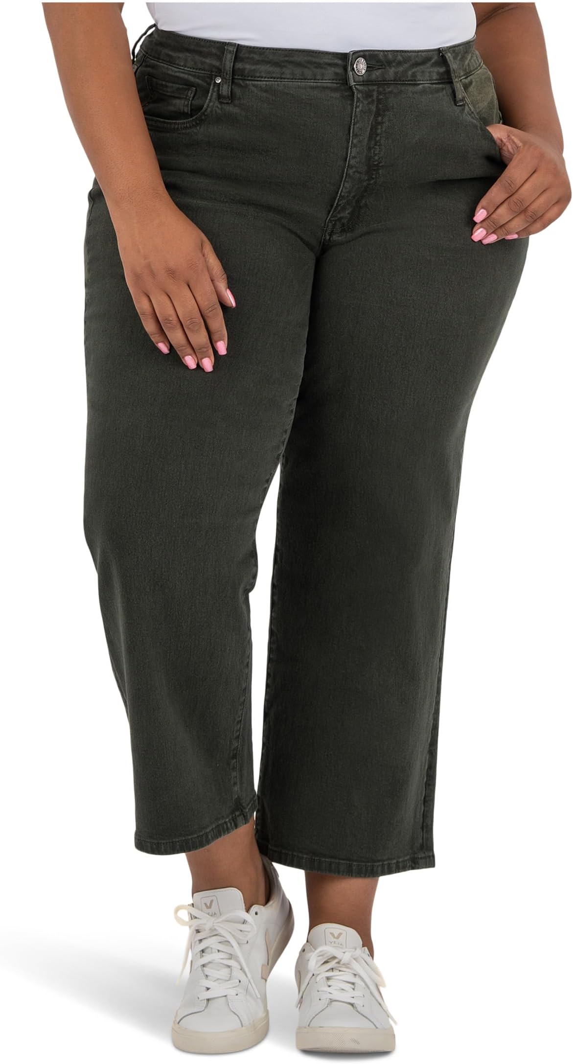Джинсы KUT from the Kloth Women's Plus Charlotte High Rise Wide Leg With Regular Hem, Sherwood Forest
Джинсы KUT from the Kloth Women's Plus Charlotte High Rise Wide Leg With Regular Hem, Sherwood Forest