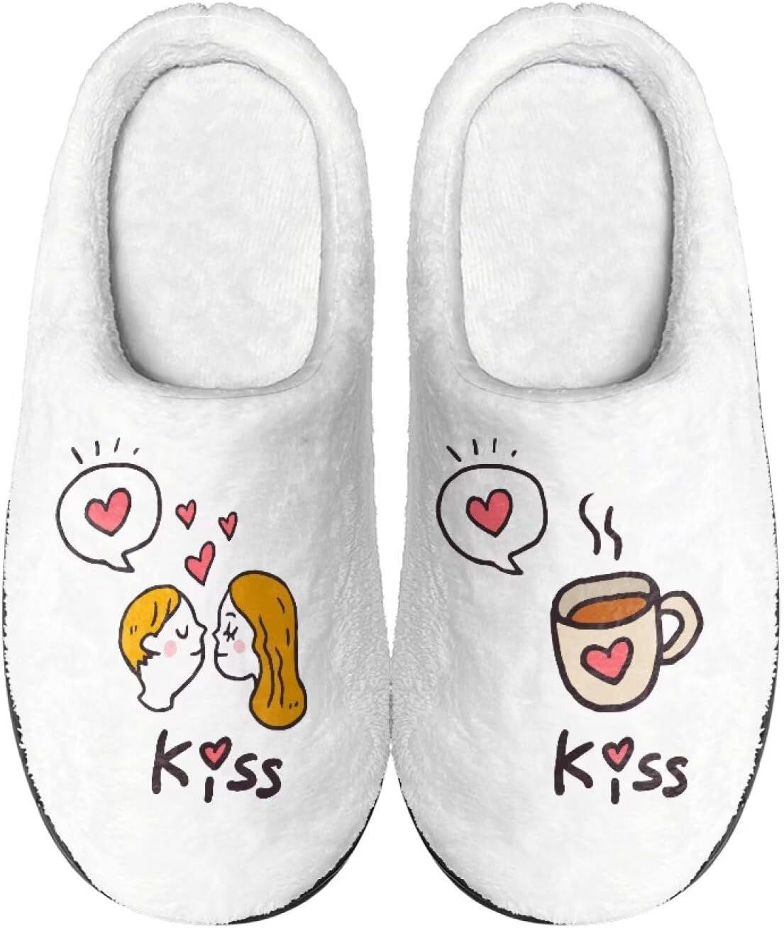 Мужские и женские нескользящие тапочки, теплые мягкие уютные тапочки из фланели, домашняя обувь для спальни и улицы, размеры 2-12 Zcfygdx, Kissing Love Heart Coffee Print
Мужские и женские нескользящие тапочки, теплые мягкие уютные тапочки из фланели, домашняя обувь для спальни и улицы, размеры 2-12 Zcfygdx, Kissing Love Heart Coffee Print
